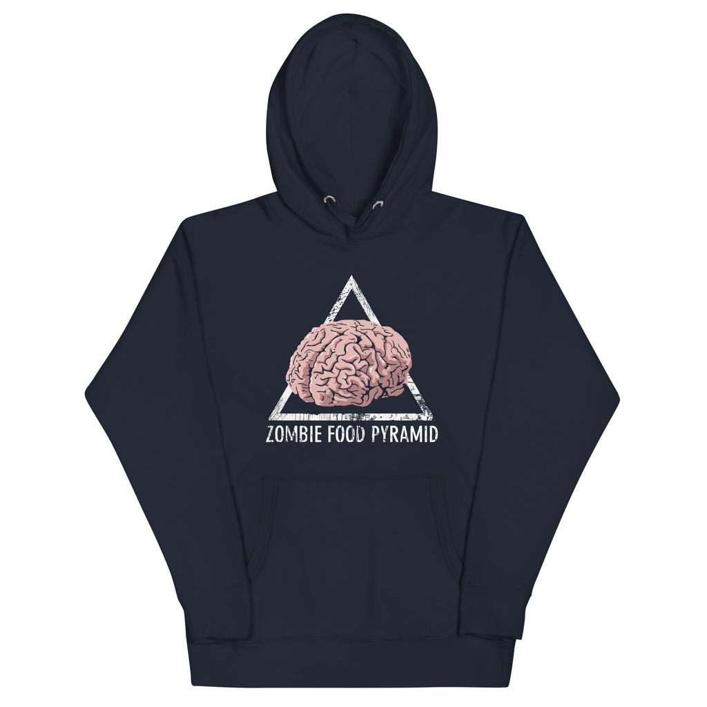 Zombie Food Pyramid Unisex Hoodie