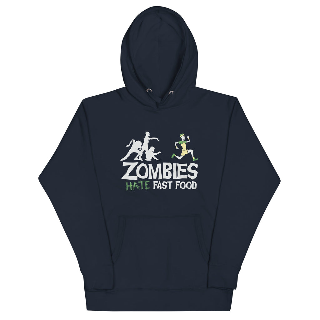 Zombies Hate Fast Food Unisex Hoodie