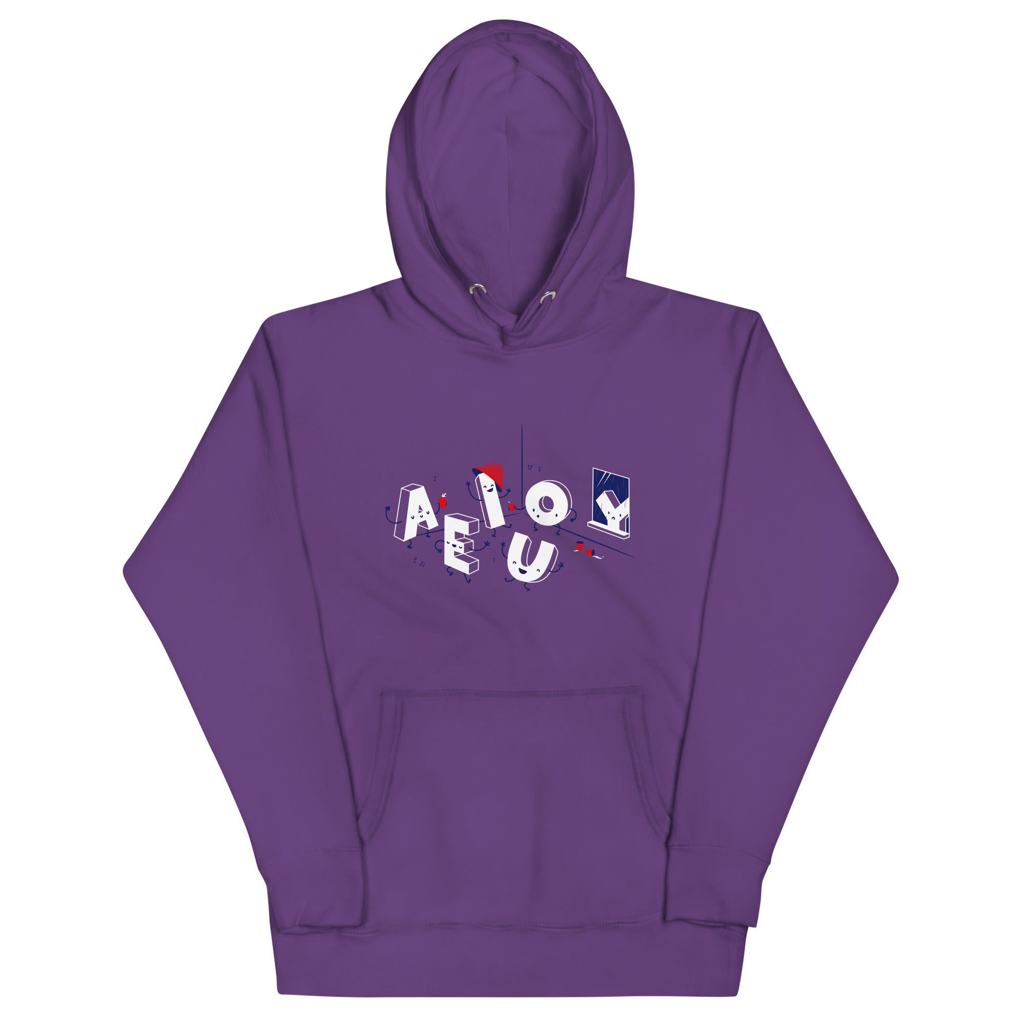 Vowel Party Time Unisex Hoodie