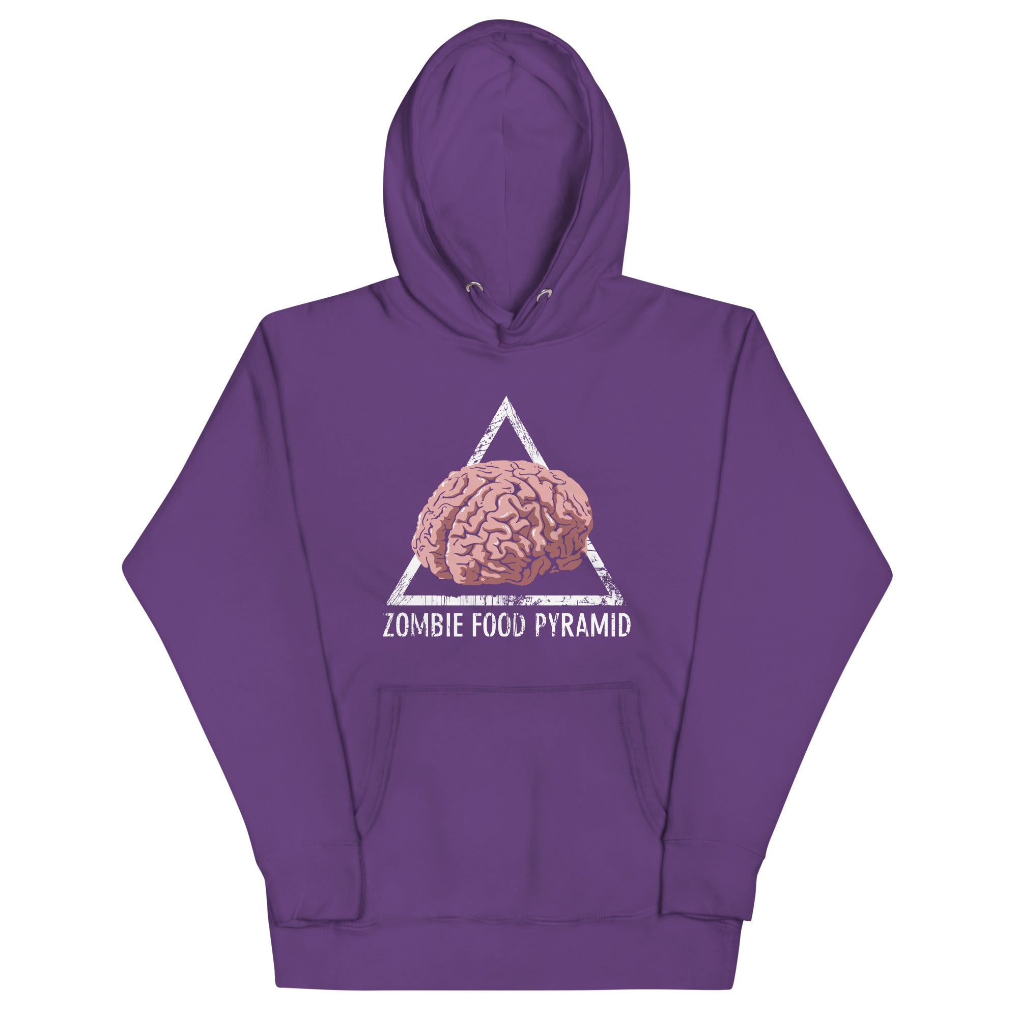 Zombie Food Pyramid Unisex Hoodie
