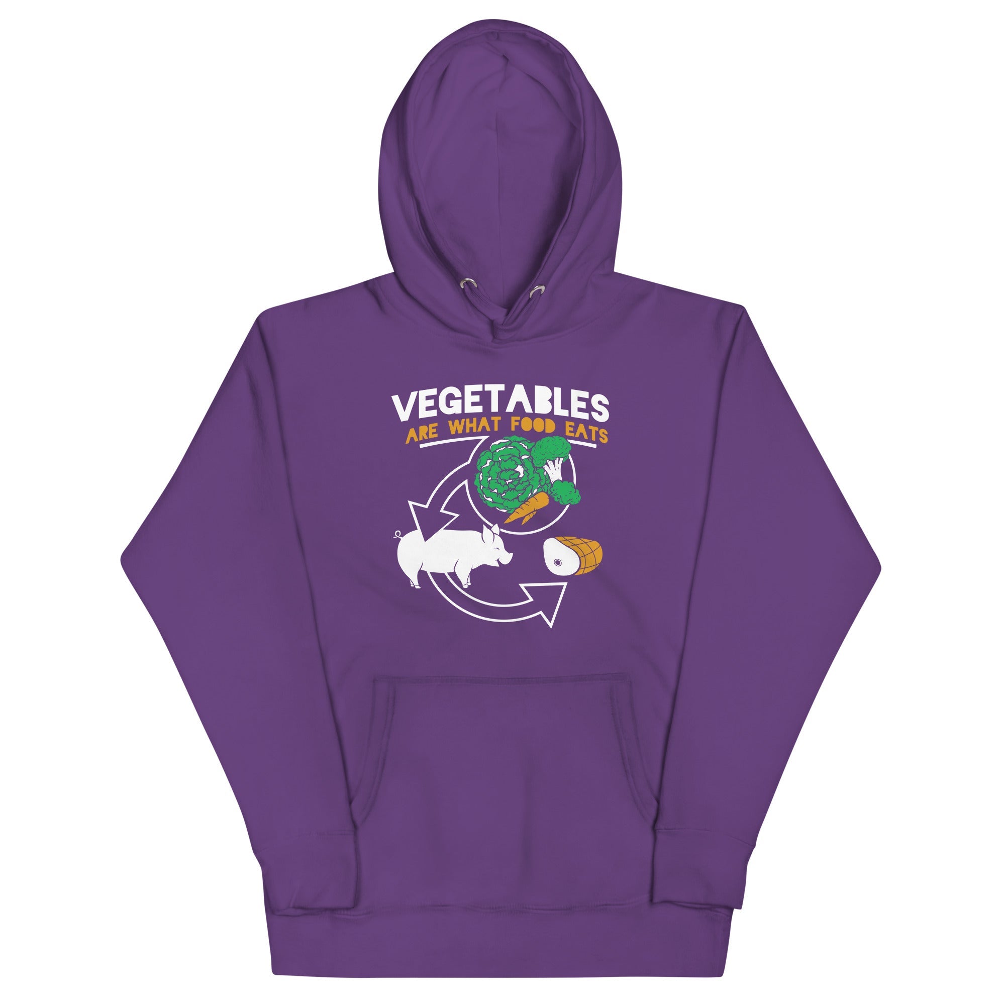 Vegetables Are What Food Eats Unisex Hoodie