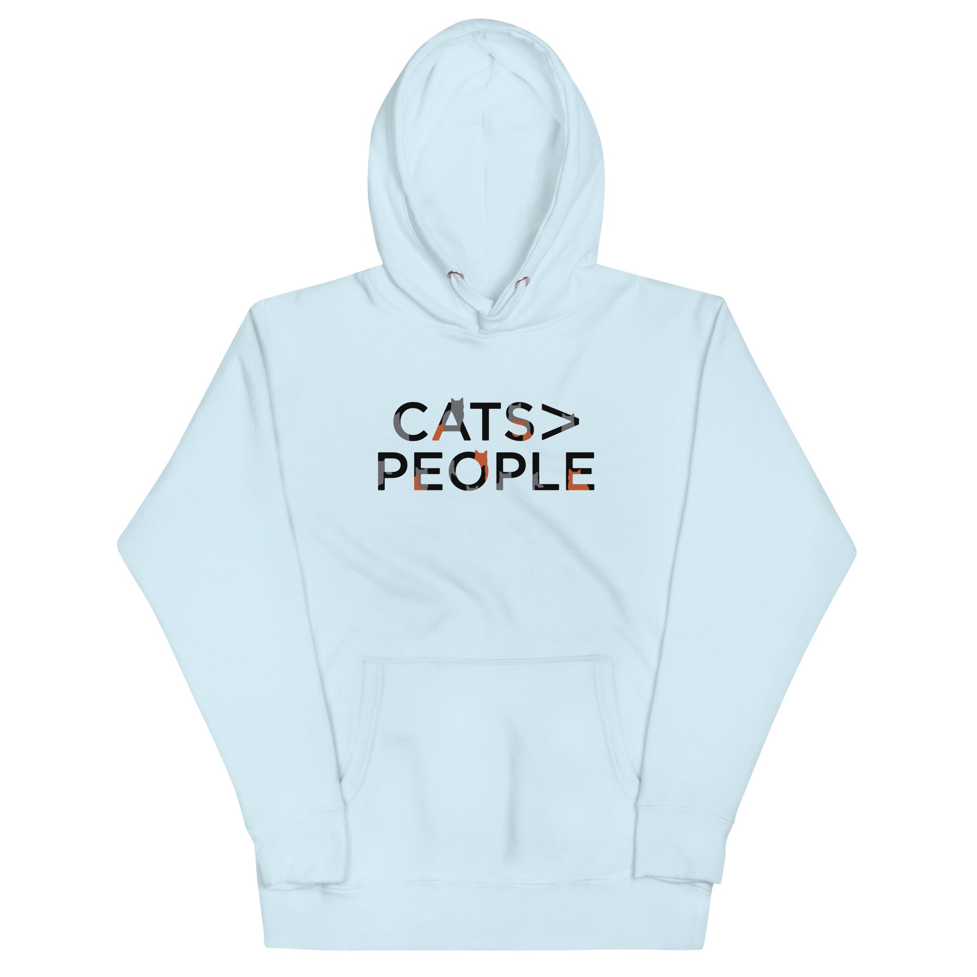 Cats>People Unisex Hoodie