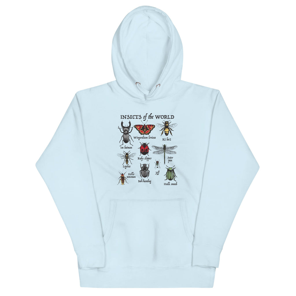 Insects Of The World Unisex Hoodie