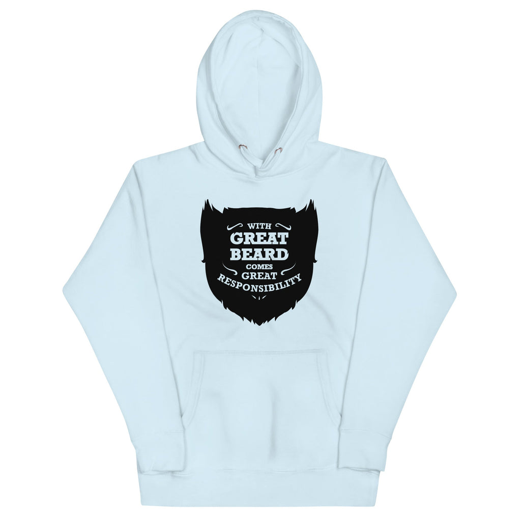 With Great Beard Comes Great Responsibility Unisex Hoodie