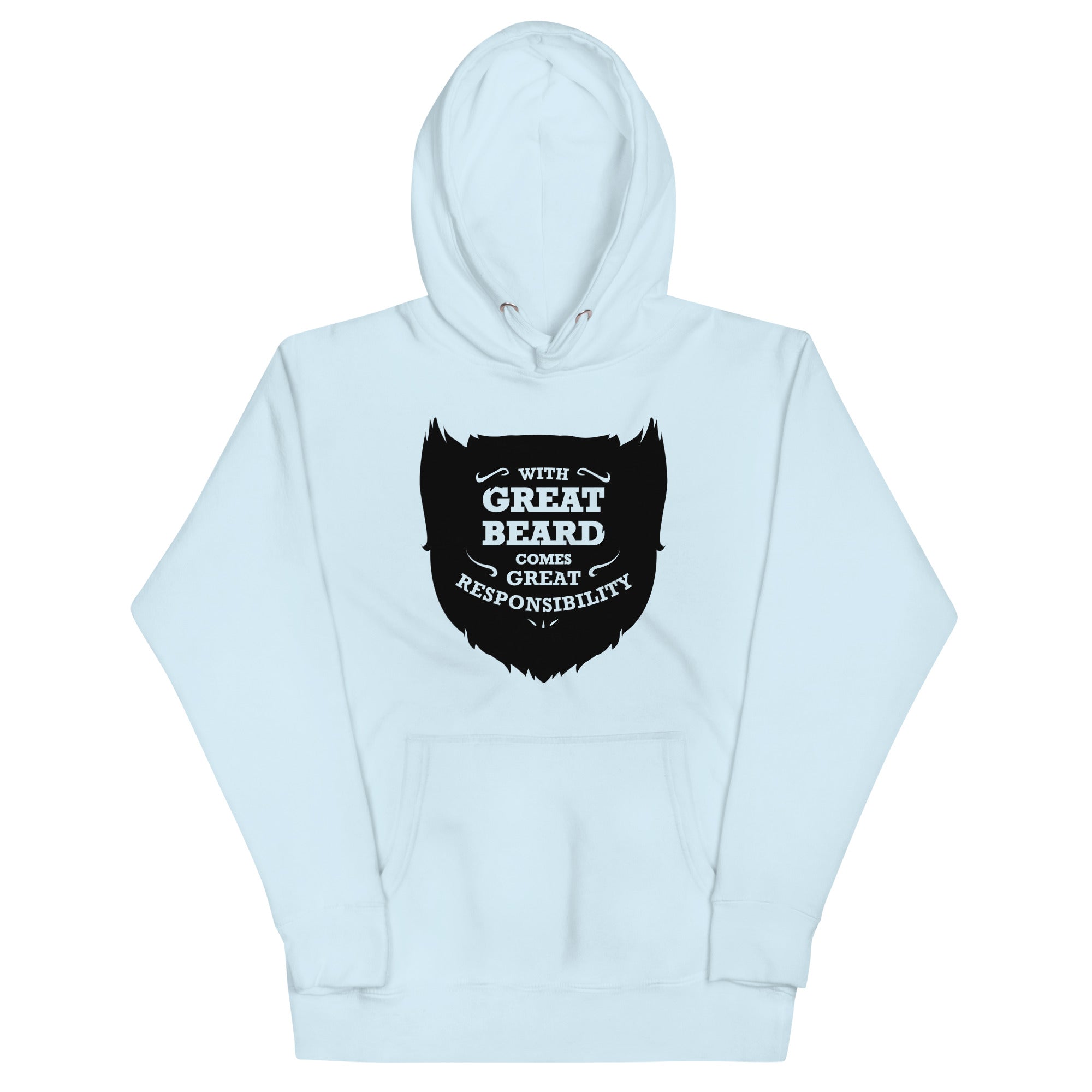 With Great Beard Comes Great Responsibility Unisex Hoodie