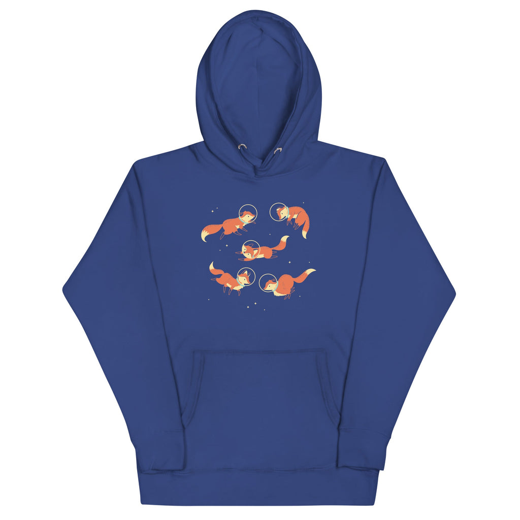 Foxes In Space Unisex Hoodie