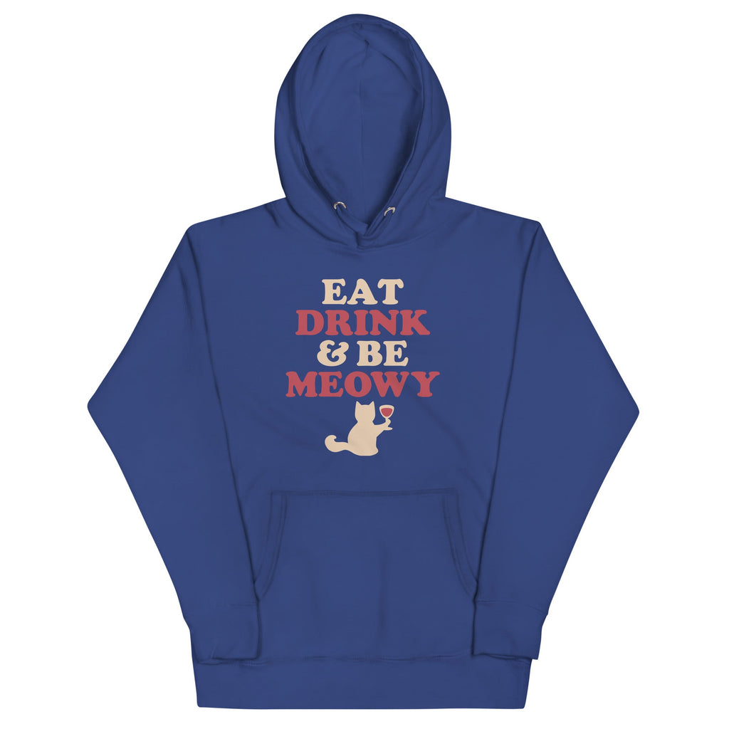 Eat Drink & Be Meowy Unisex Hoodie