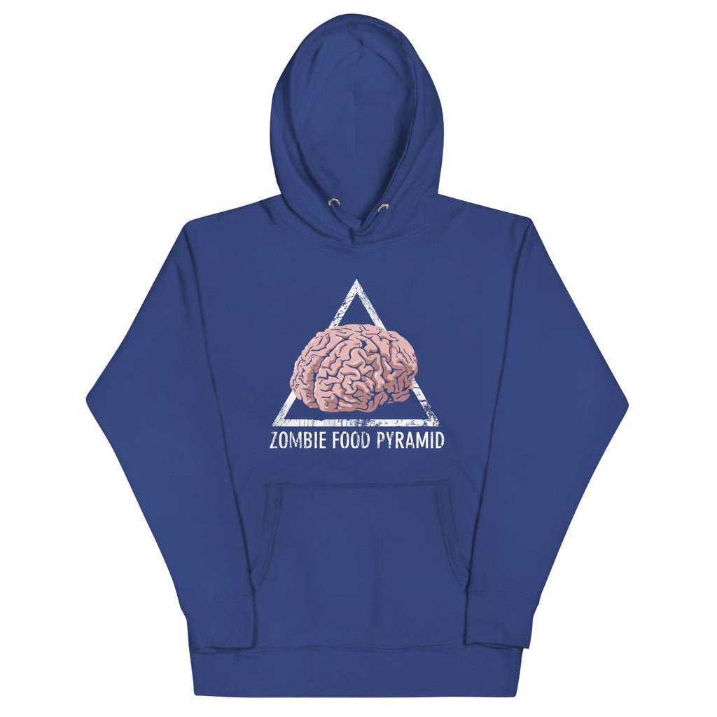 Zombie Food Pyramid Unisex Hoodie