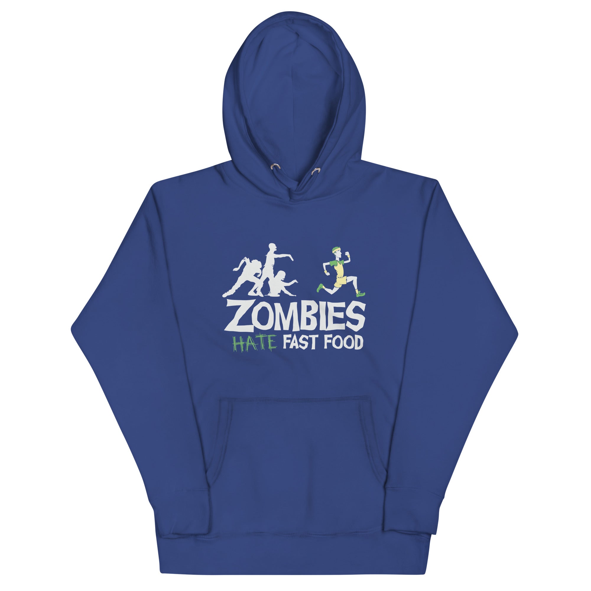 Zombies Hate Fast Food Unisex Hoodie