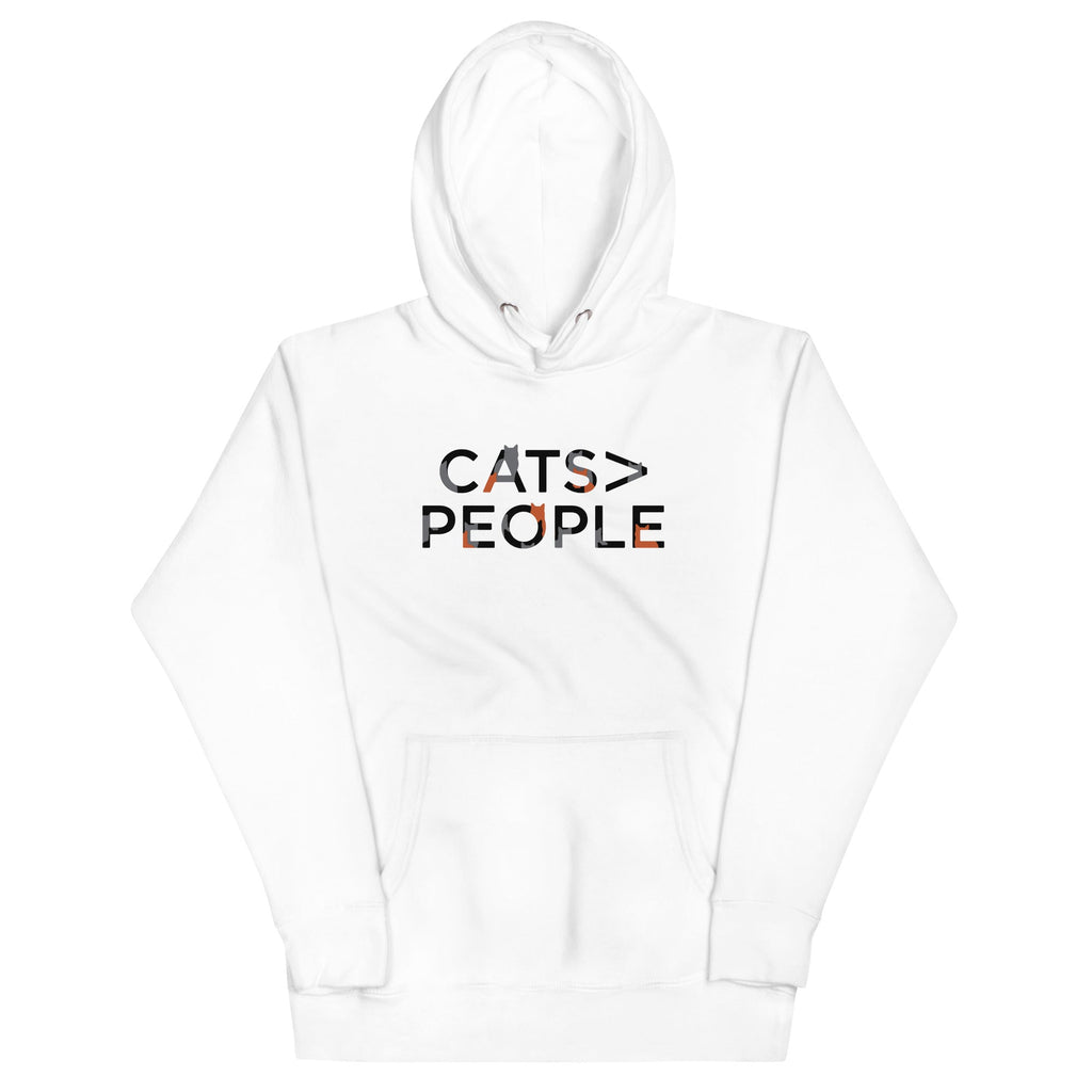 Cats>People Unisex Hoodie