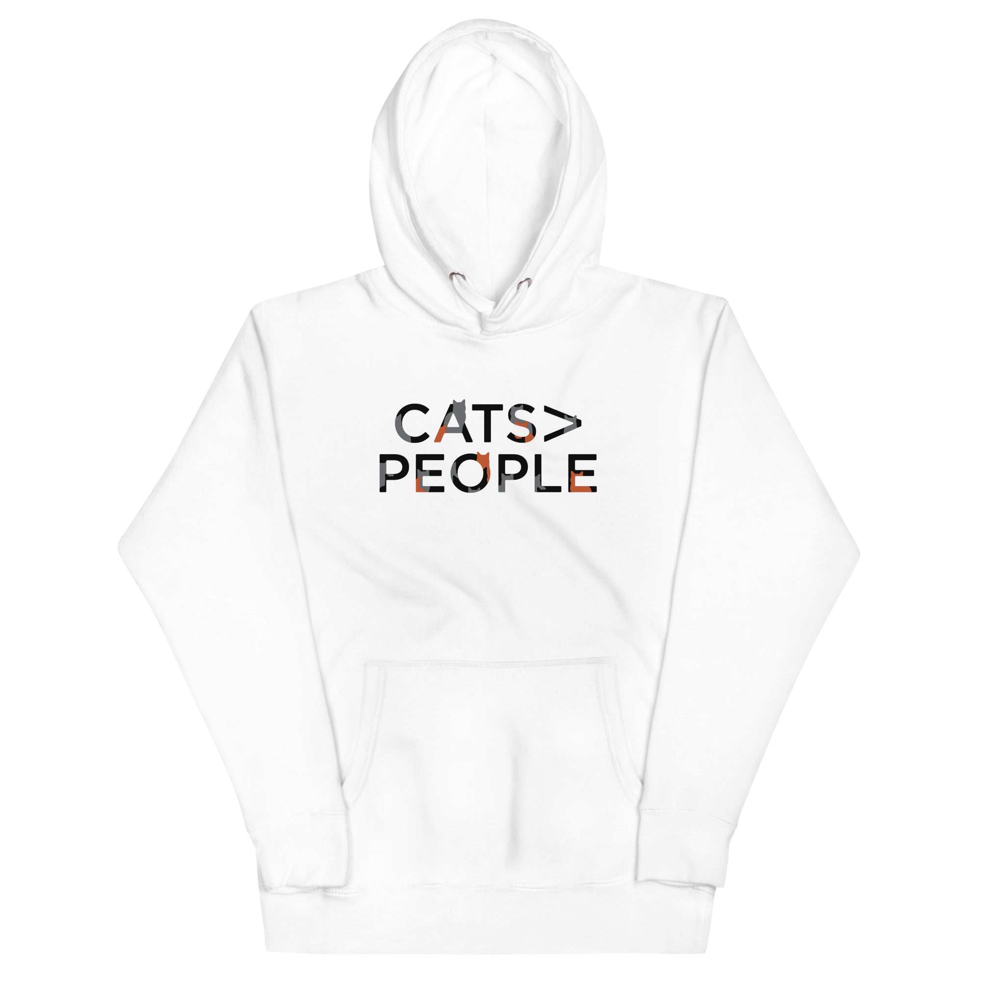 Cats>People Unisex Hoodie