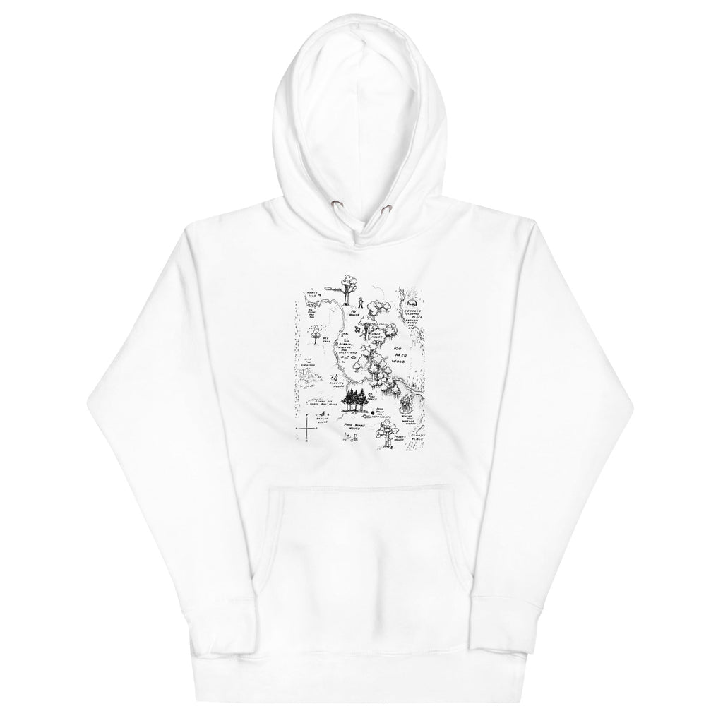 100 Acre Map Unisex Hoodie