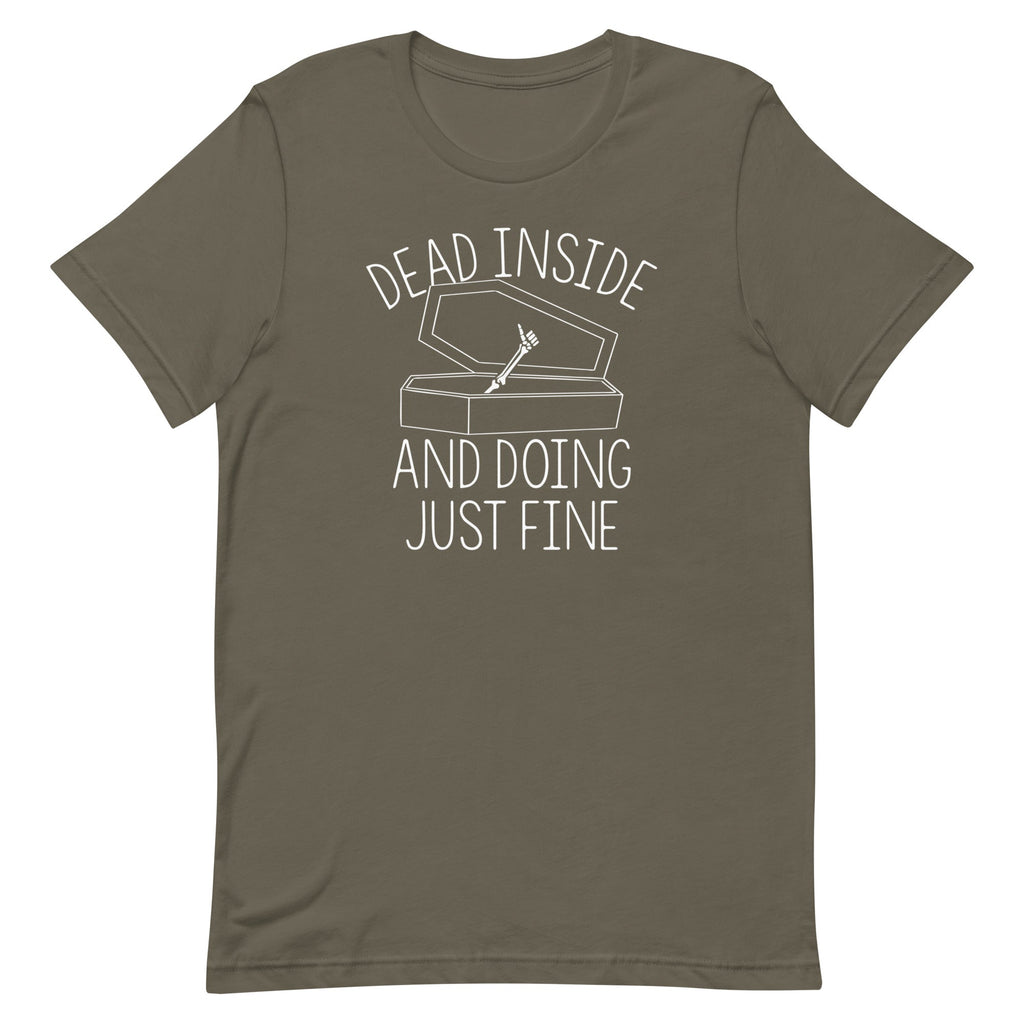 Dead Inside And Doing Fine Men's Signature Tee