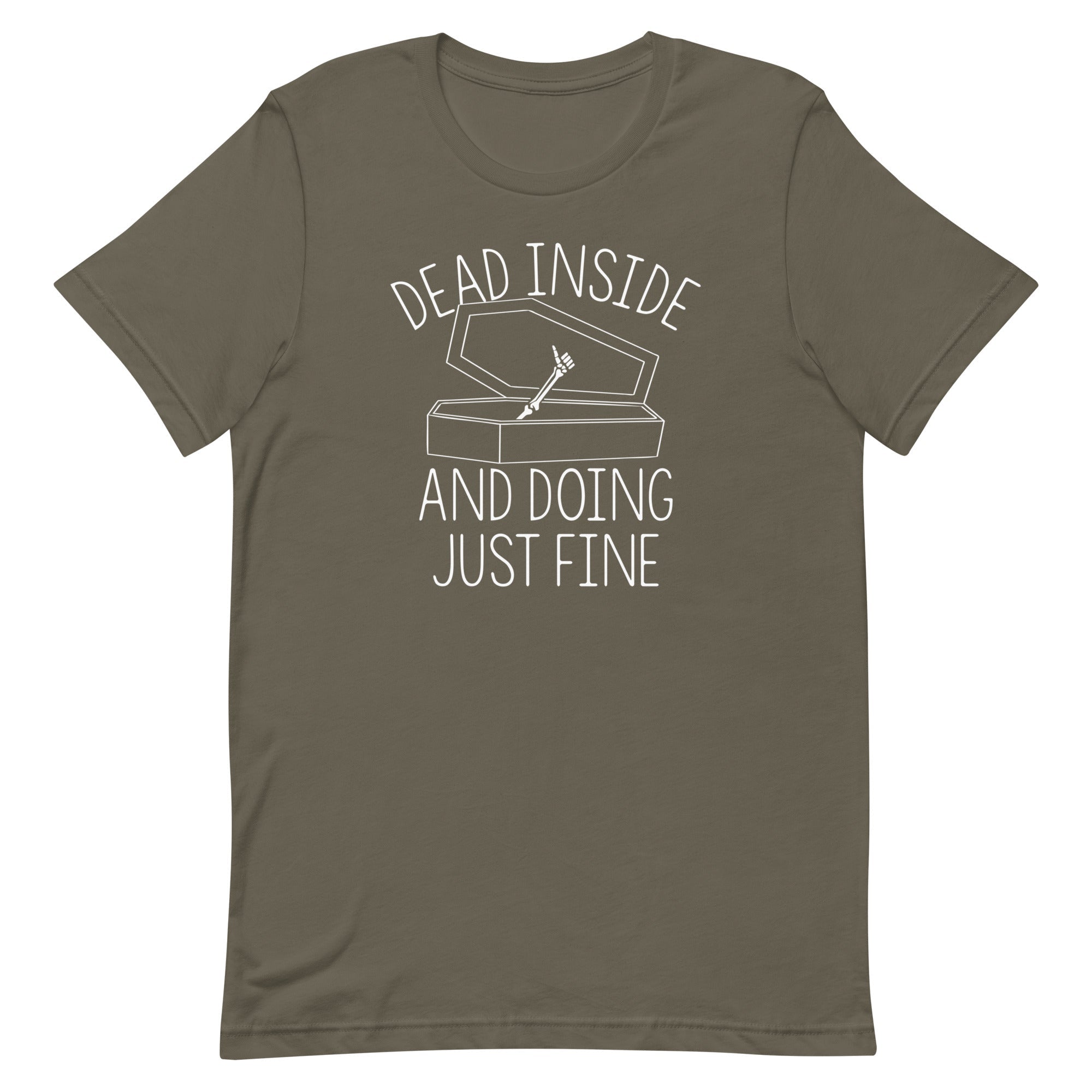 Dead Inside And Doing Fine Men's Signature Tee