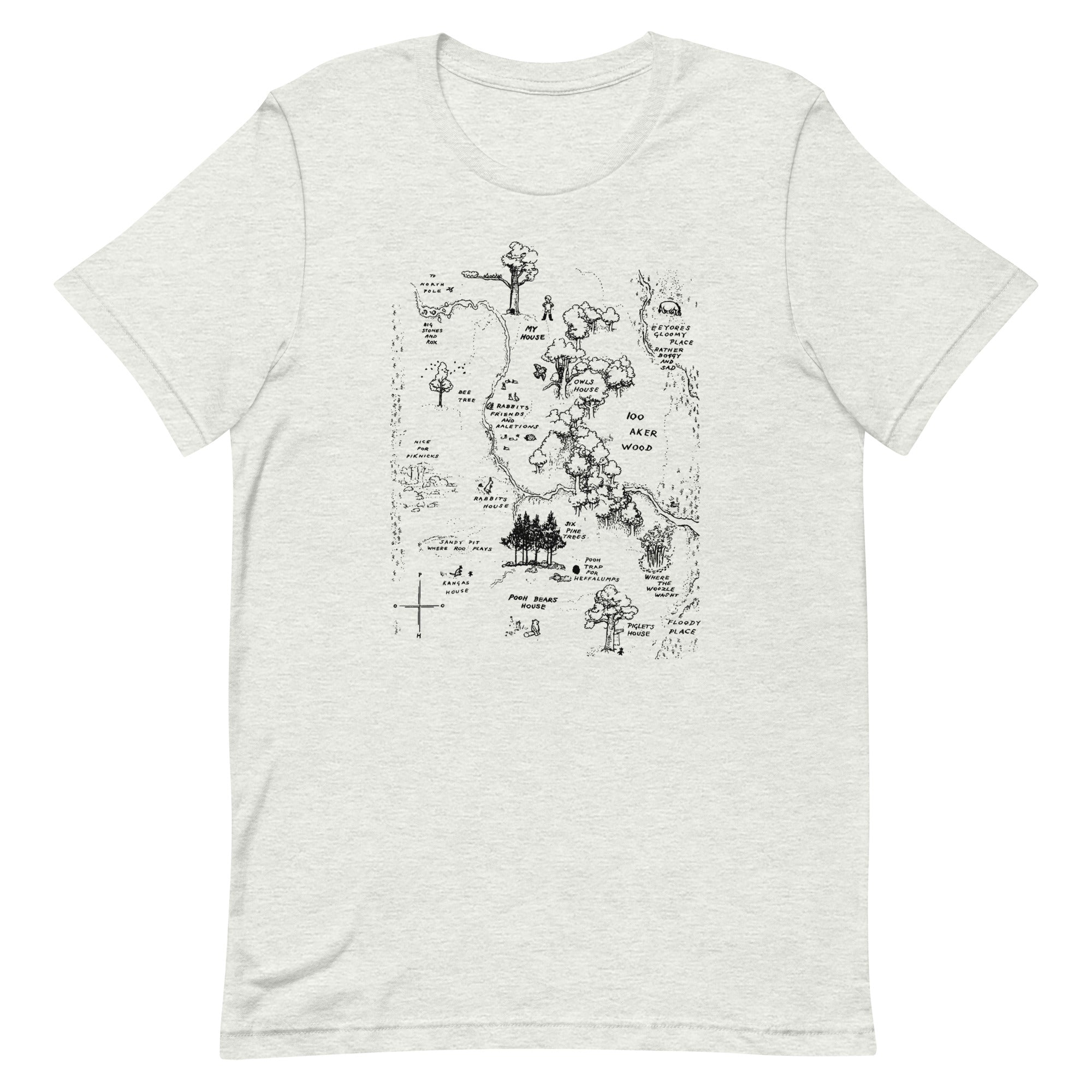 100 Acre Map Men's Signature Tee