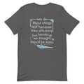 We Do These Things Not Because They Are Easy Men's Signature Tee