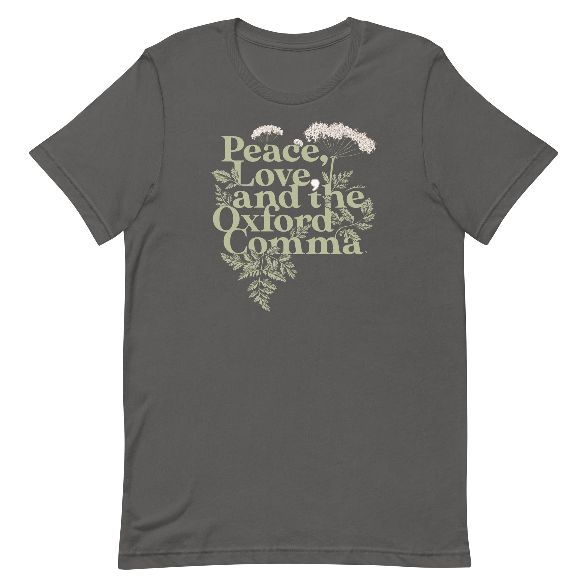 Peace, Love, And The Oxford Comma Men's Signature Tee
