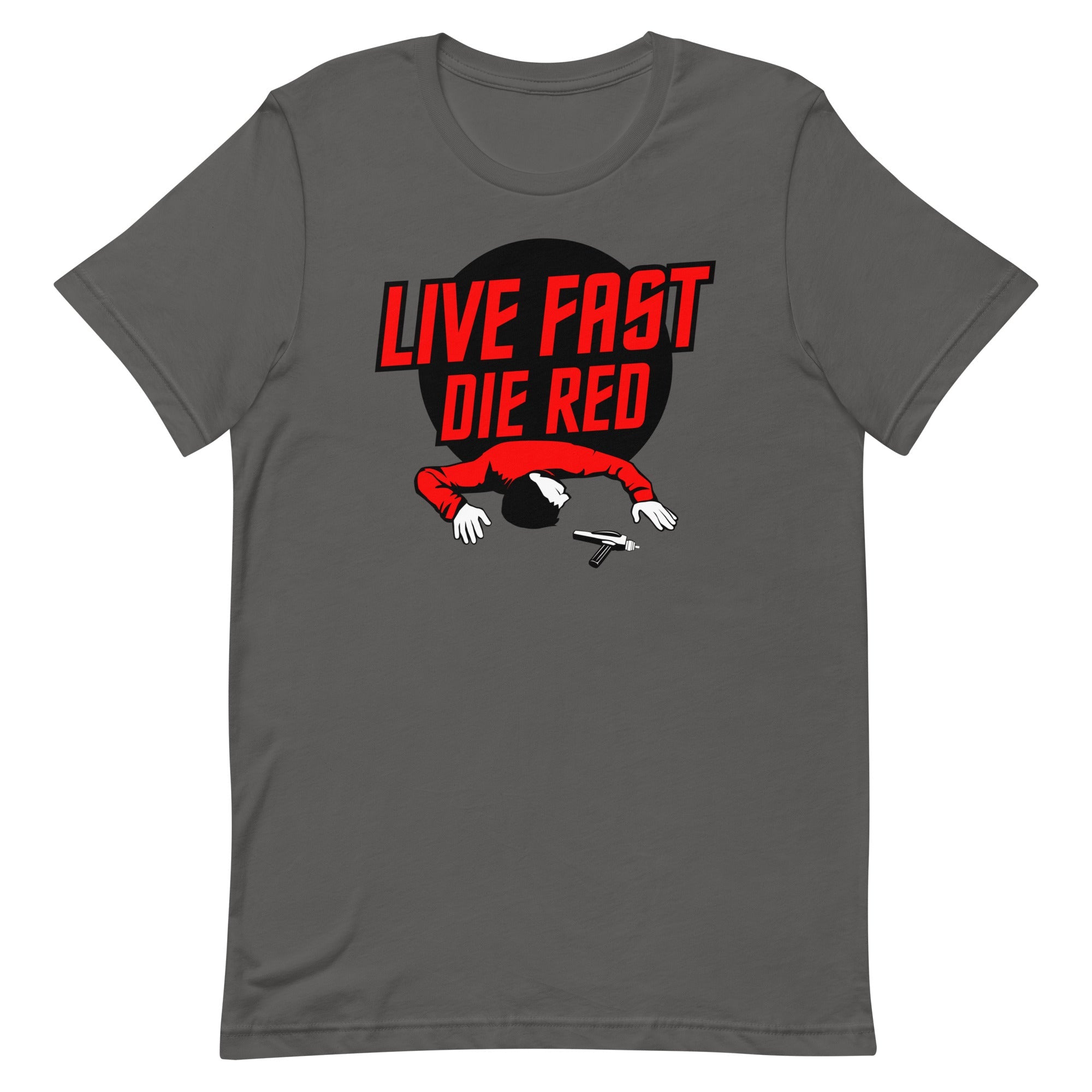 Live Fast Die Red Men's Signature Tee
