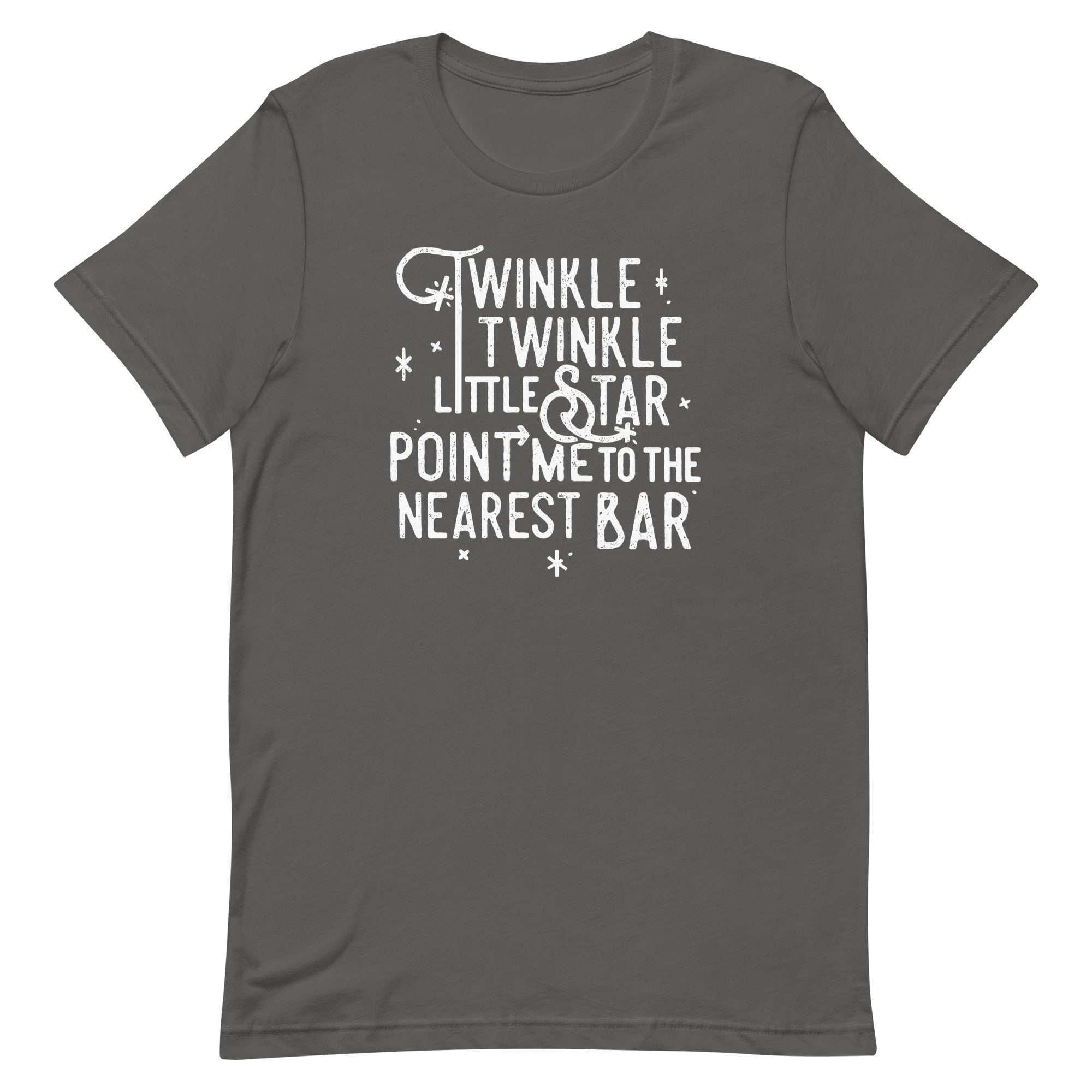Point Me To The Nearest Bar Men's Signature Tee