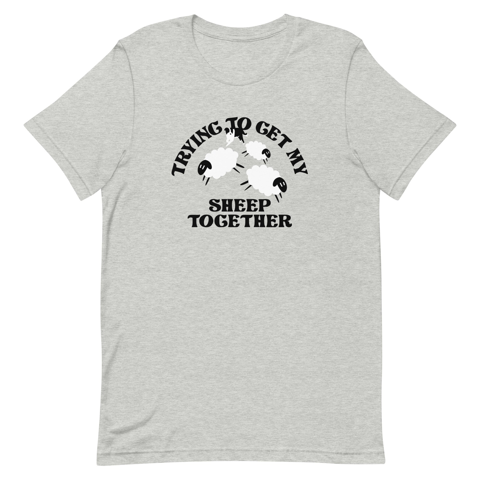 Trying To Get My Sheep Together Men's Signature Tee