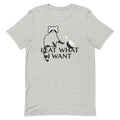 I Eat What I Want Men's Signature Tee