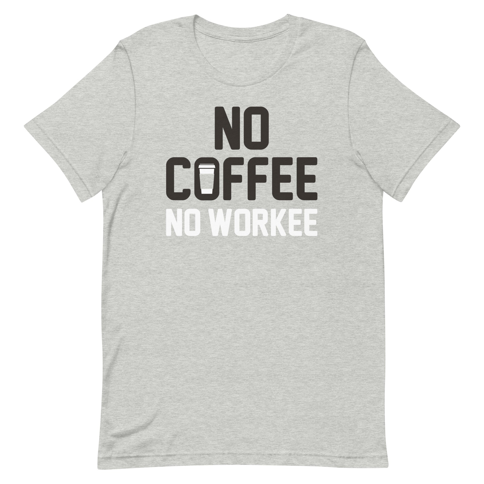 No Coffee No Workee Men's Signature Tee