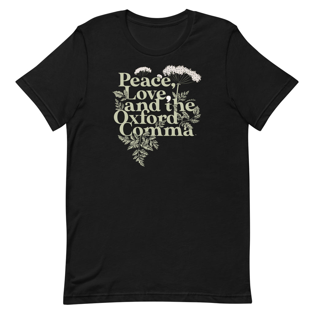 Peace, Love, And The Oxford Comma Men's Signature Tee