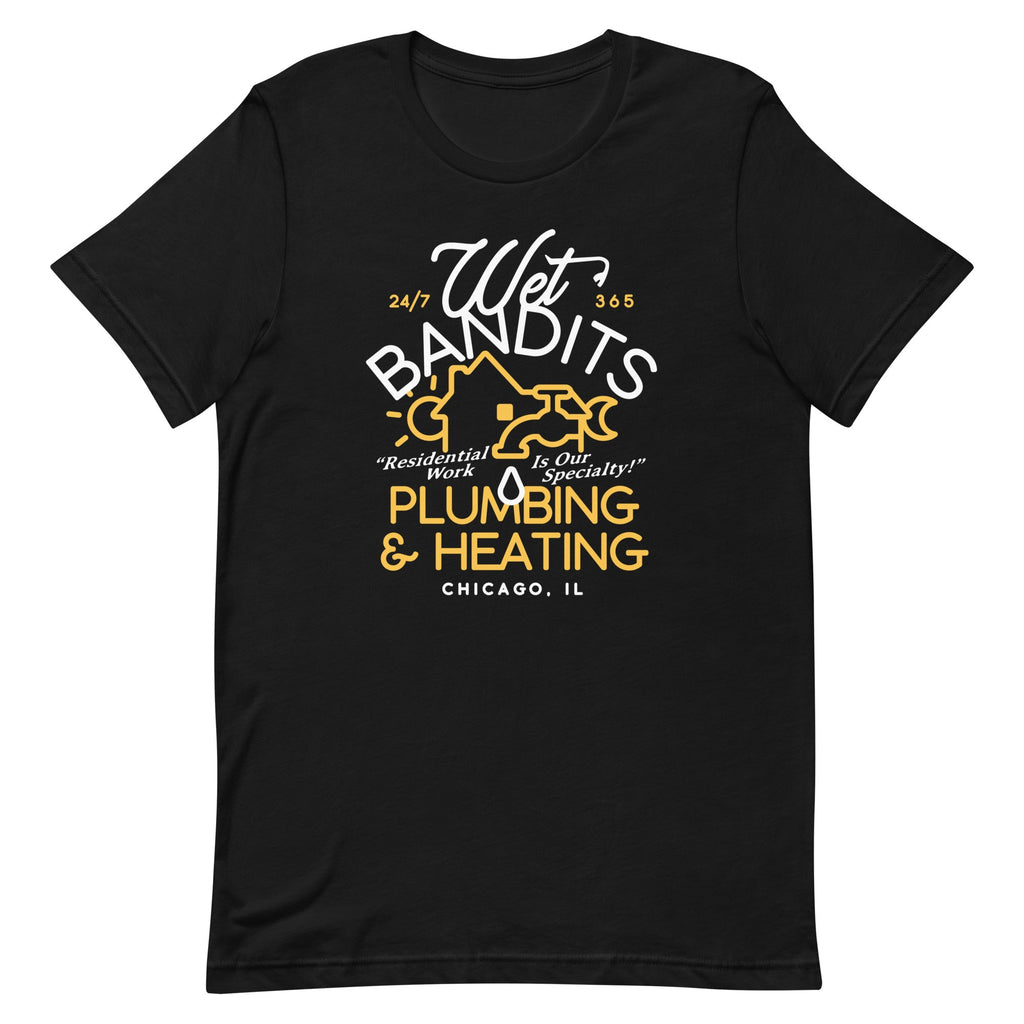 Wet Bandits Plumbing & Heating Men's Signature Tee
