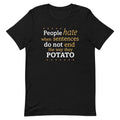 Sentences That End In Potato Men's Signature Tee