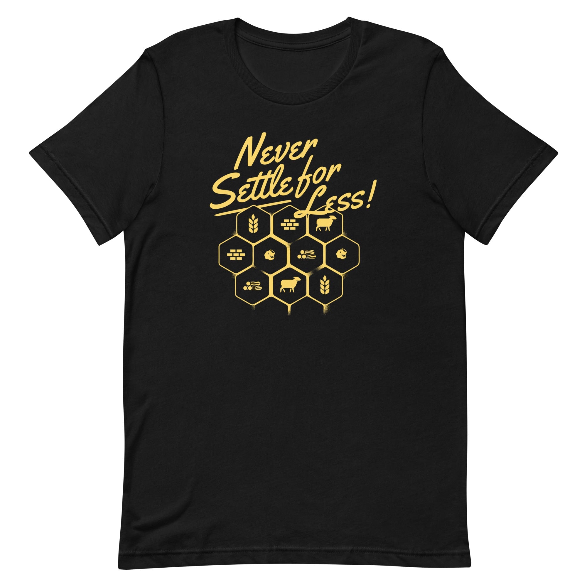 Never Settle For Less Men's Signature Tee