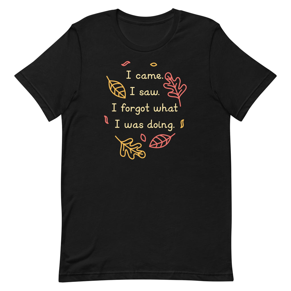 I Came. I Saw. I Forgot What I Was Doing. Men's Signature Tee