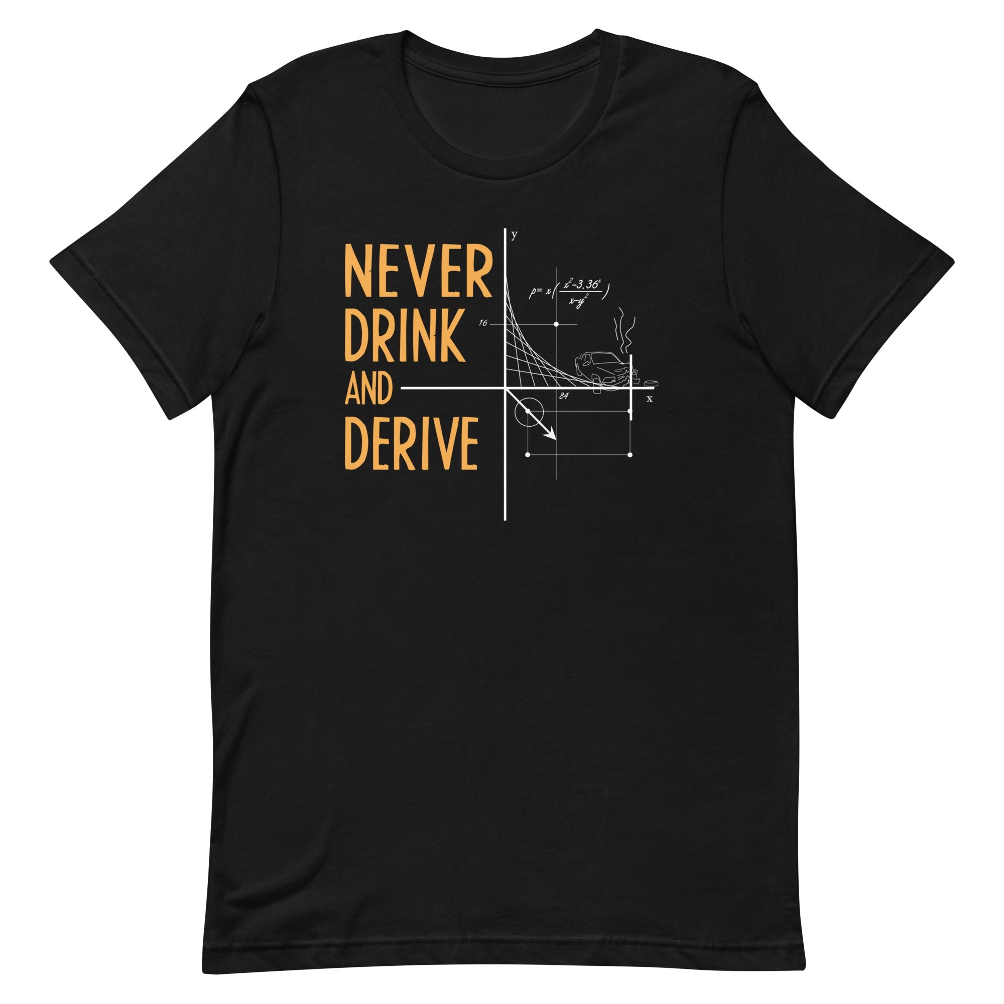 Never Drink and Derive Men's Signature Tee