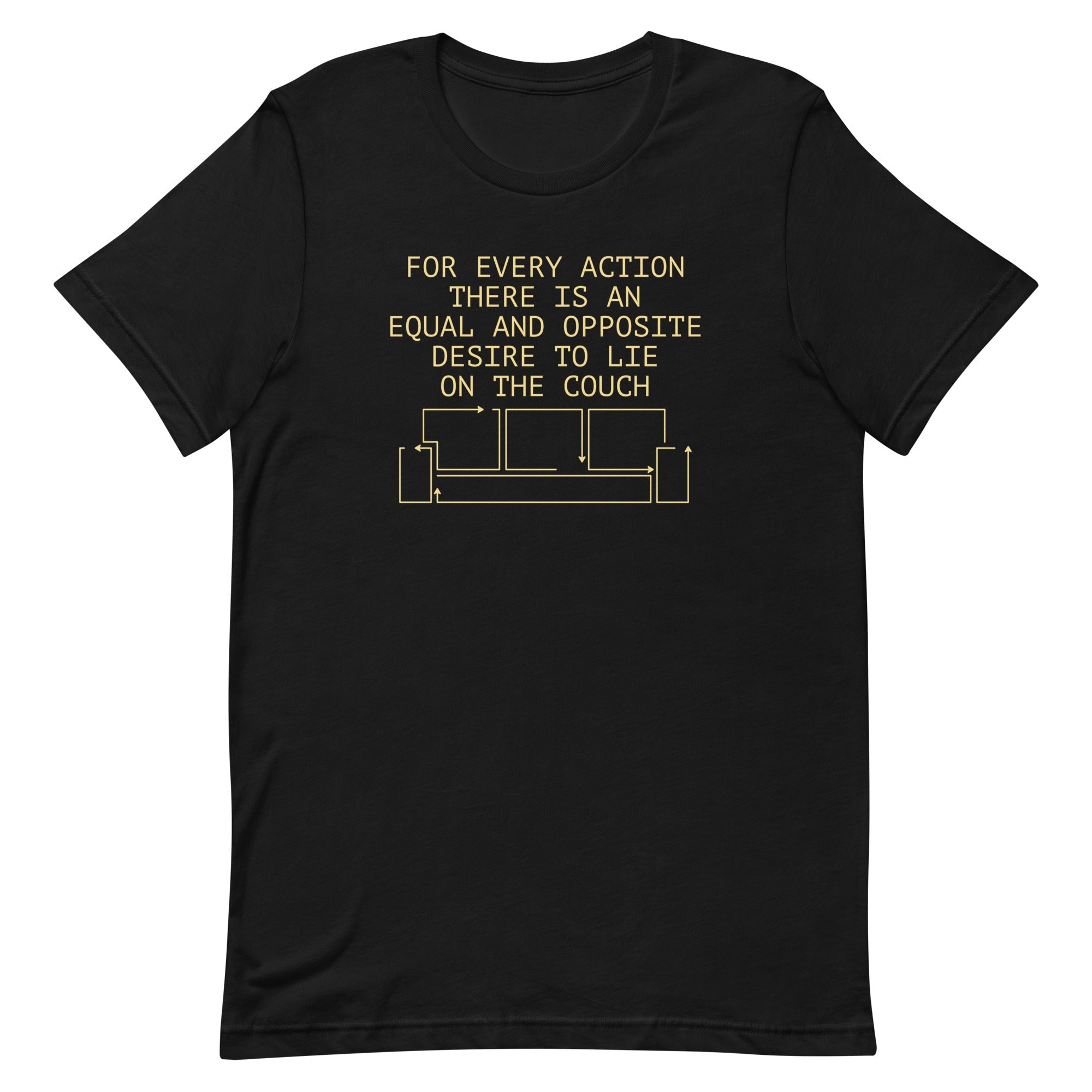 For Every Action There Is An Equal And Opposite Men's Signature Tee