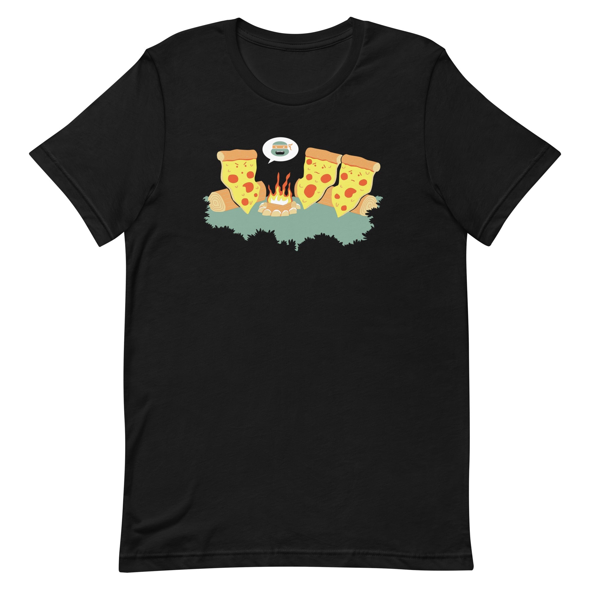 Pizza Campfire Story Men's Signature Tee