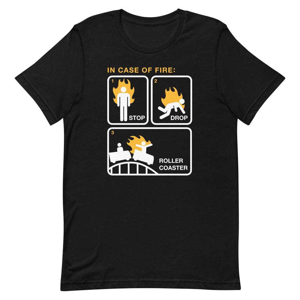 Stop Drop Roller Coaster Men's Signature Tee