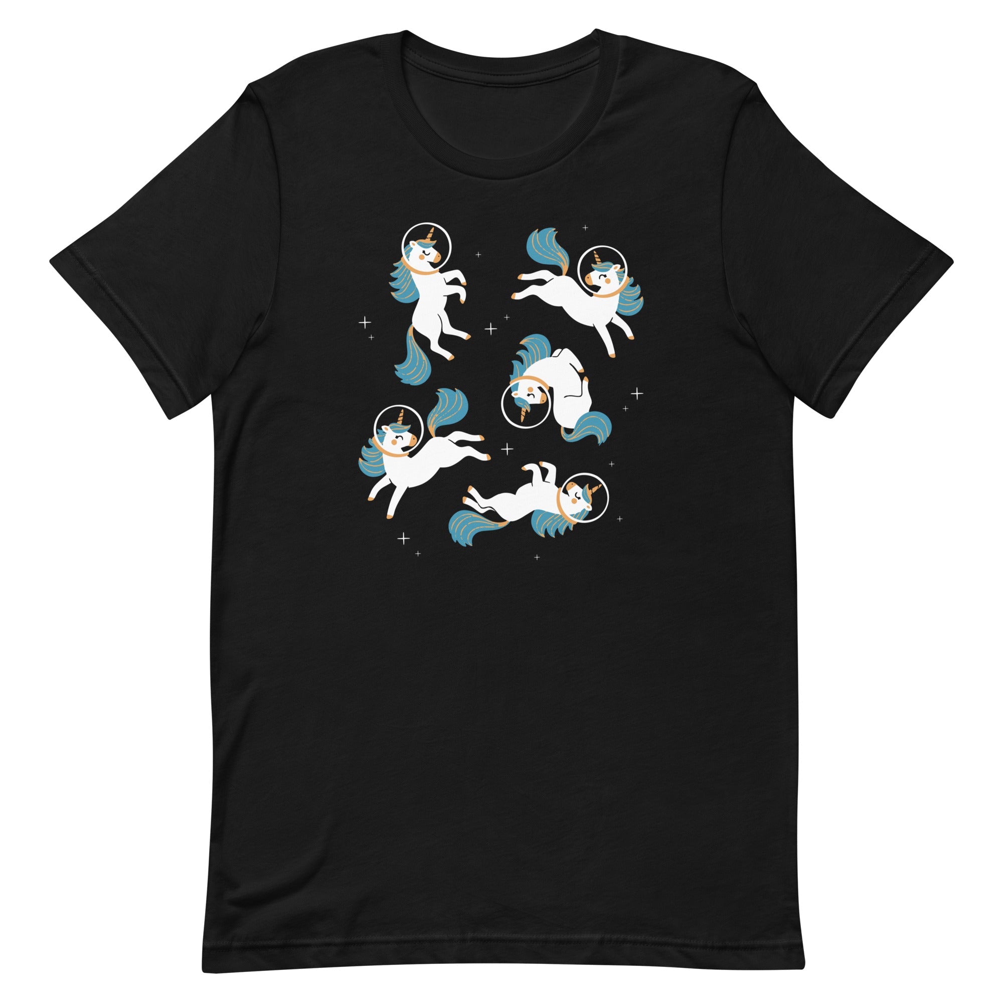 Unicorns In Space Men's Signature Tee