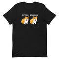 Corgi Sitting And Standing Men's Signature Tee