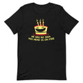 He Has No Idea His Head Is On Fire Men's Signature Tee