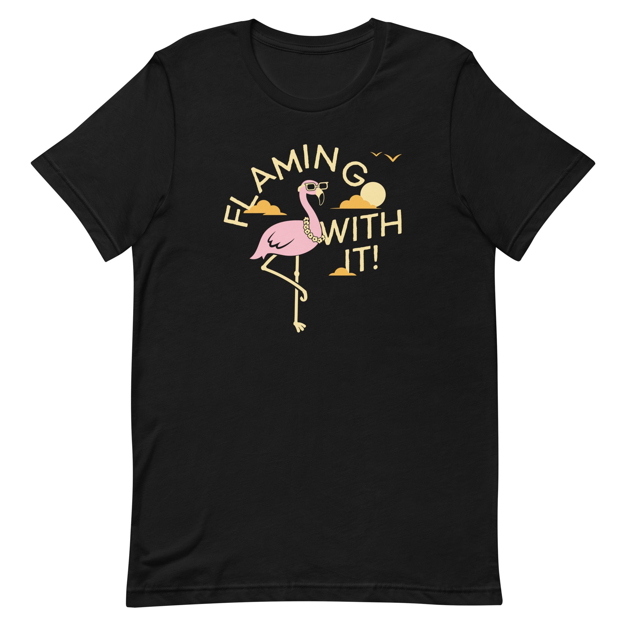 Flamingo With It Men's Signature Tee