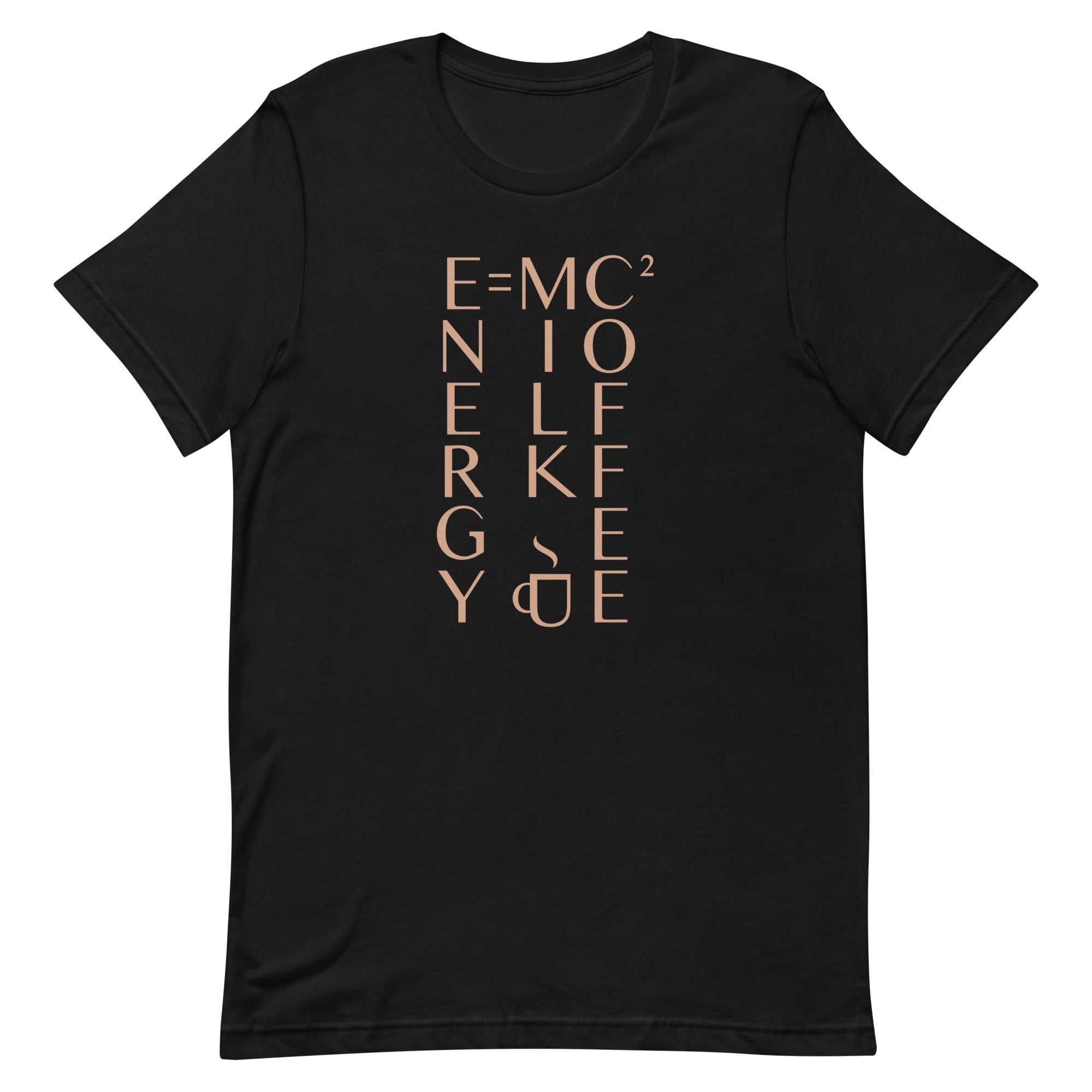 Energy Equals Milk Times Coffee Squared Men's Signature Tee