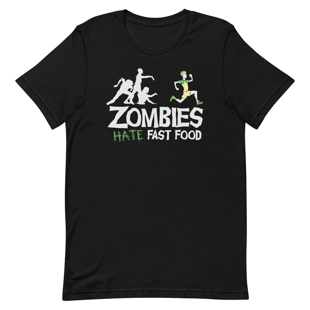 Zombies Hate Fast Food Men's Signature Tee