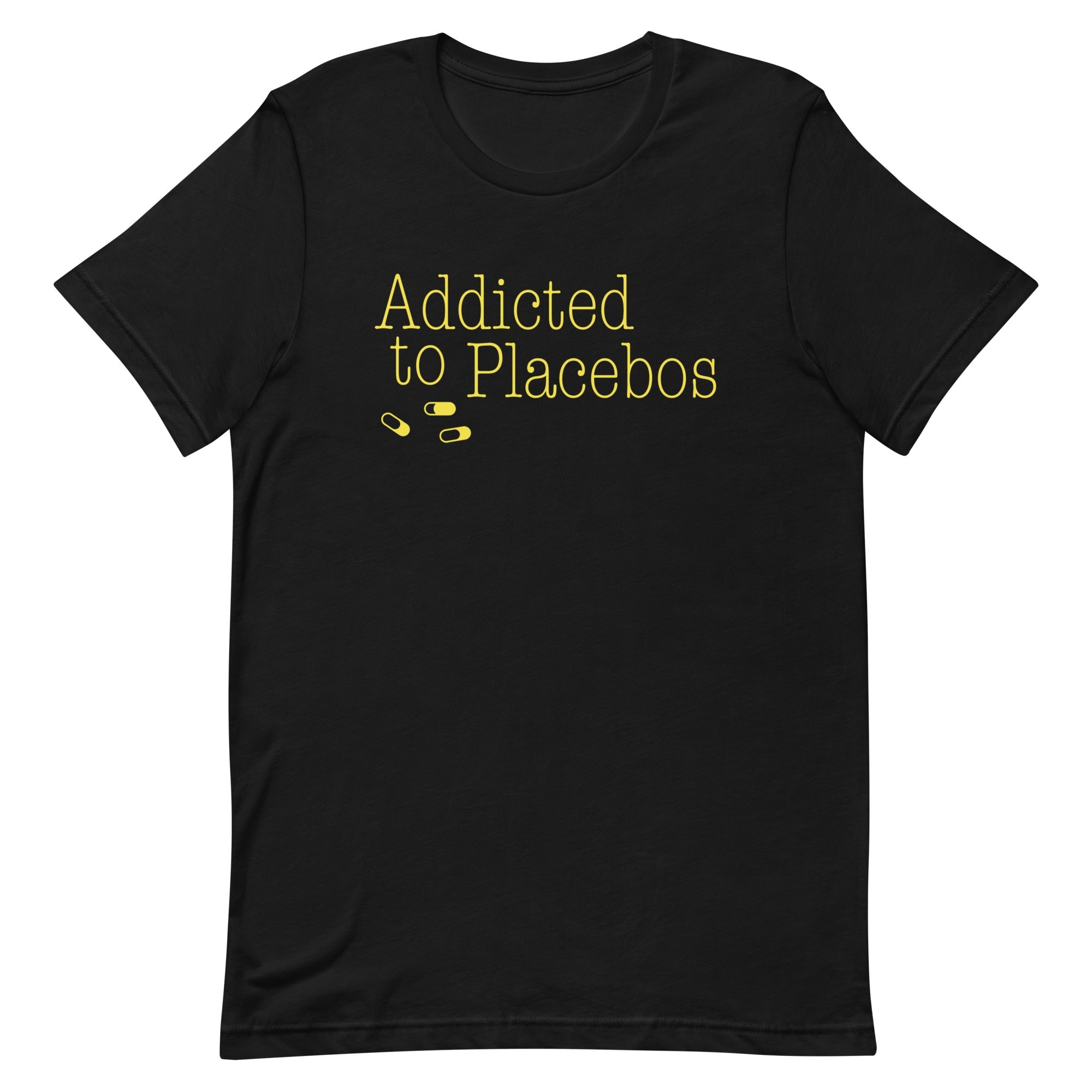 Addicted To Placebos Men's Signature Tee