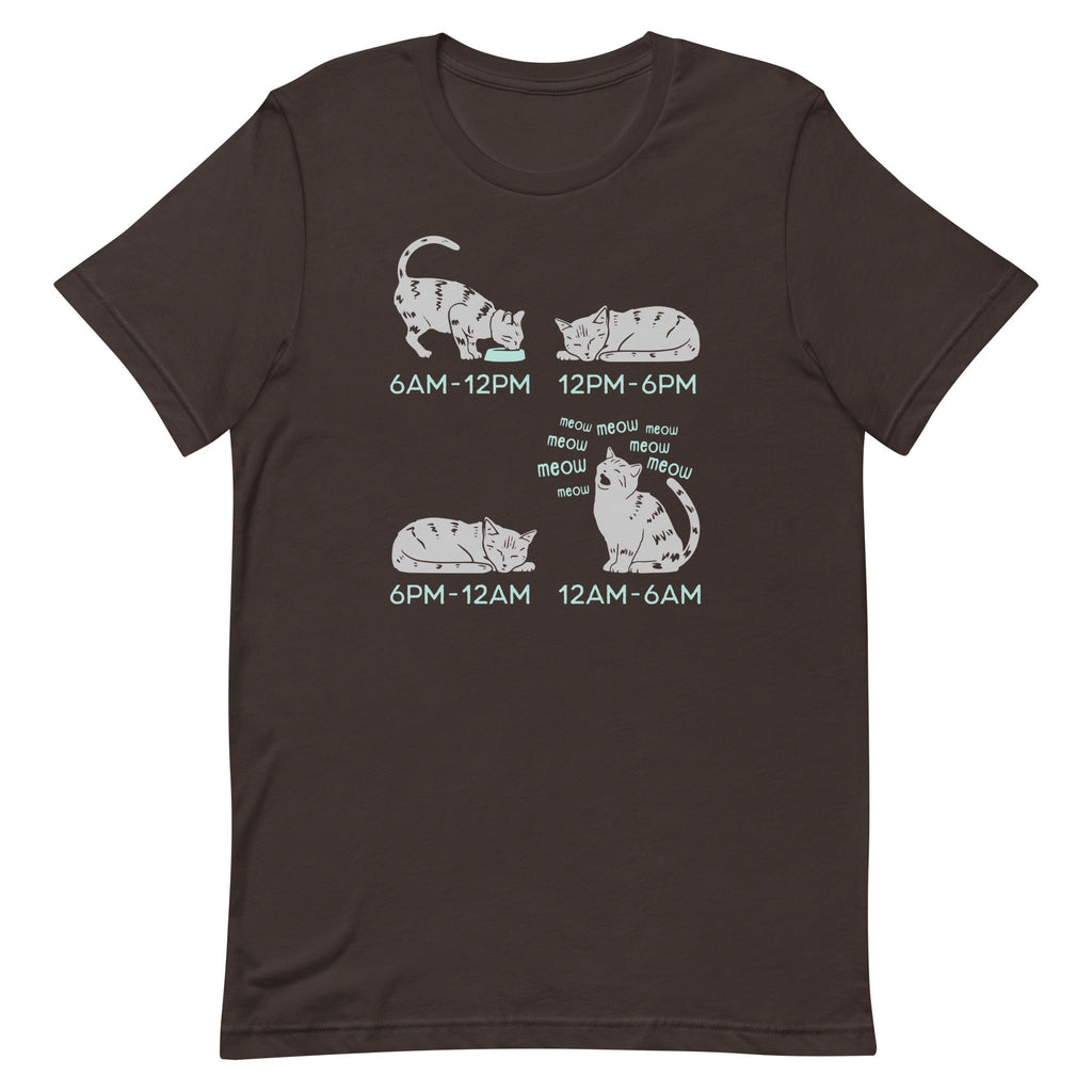 Cat Day Schedule Men's Signature Tee