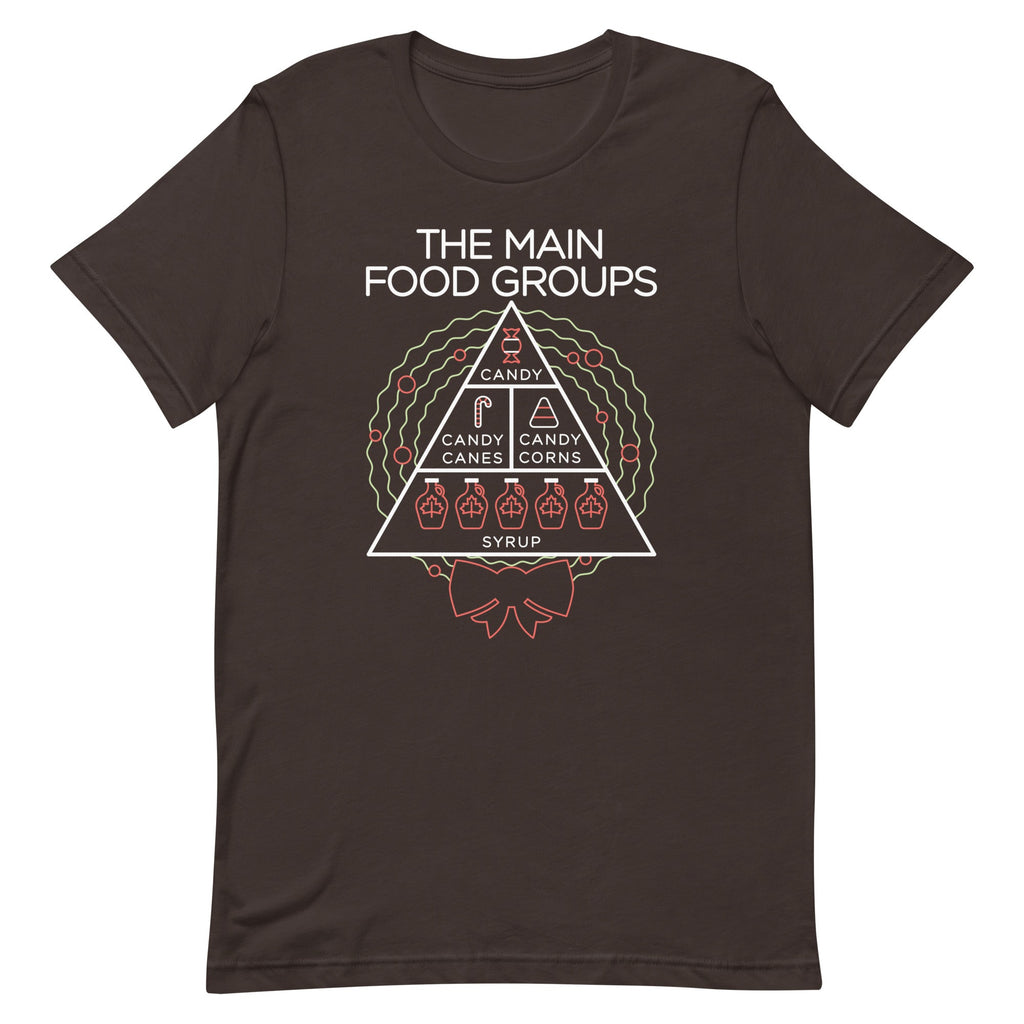 The Main Food Groups Men's Signature Tee