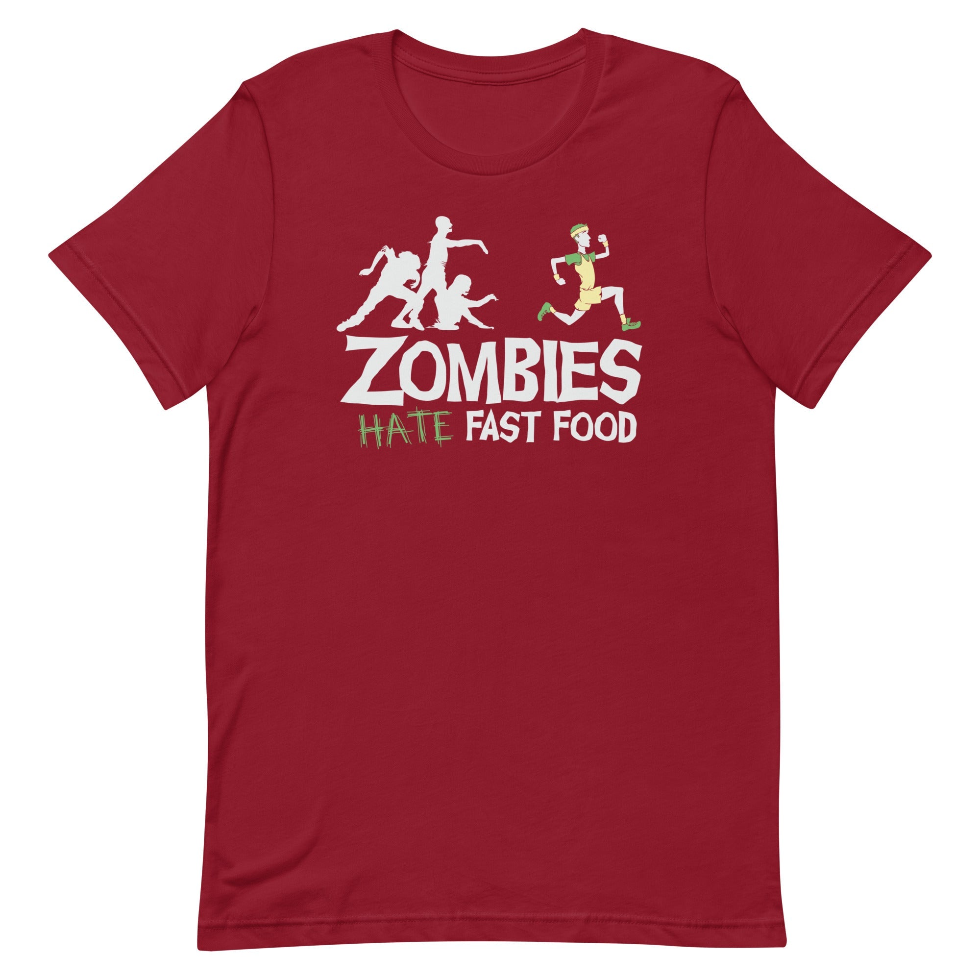 Zombies Hate Fast Food Men's Signature Tee
