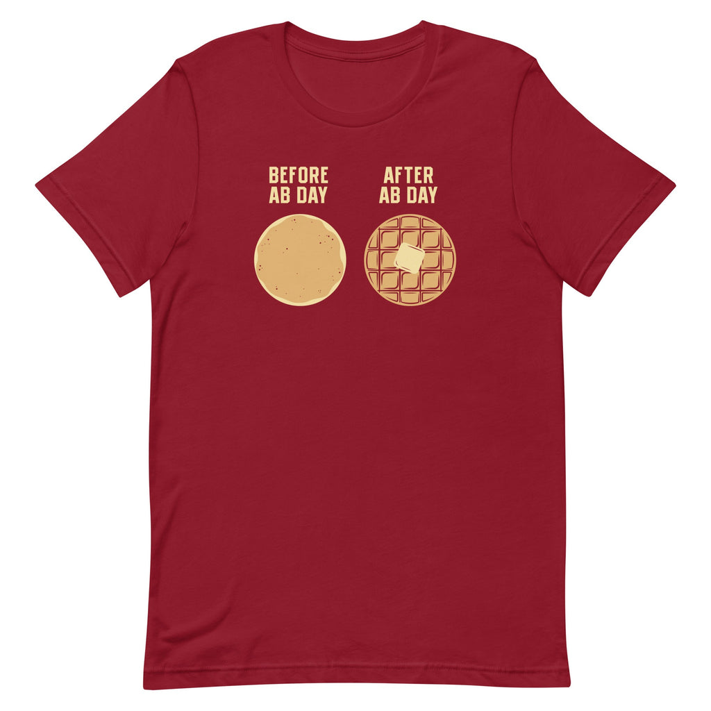 Before Ab Day After Ab Day Men's Signature Tee