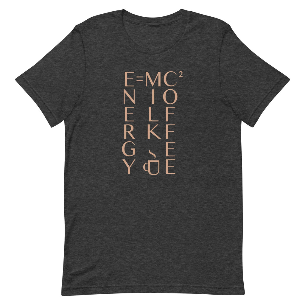 Energy Equals Milk Times Coffee Squared Men's Signature Tee