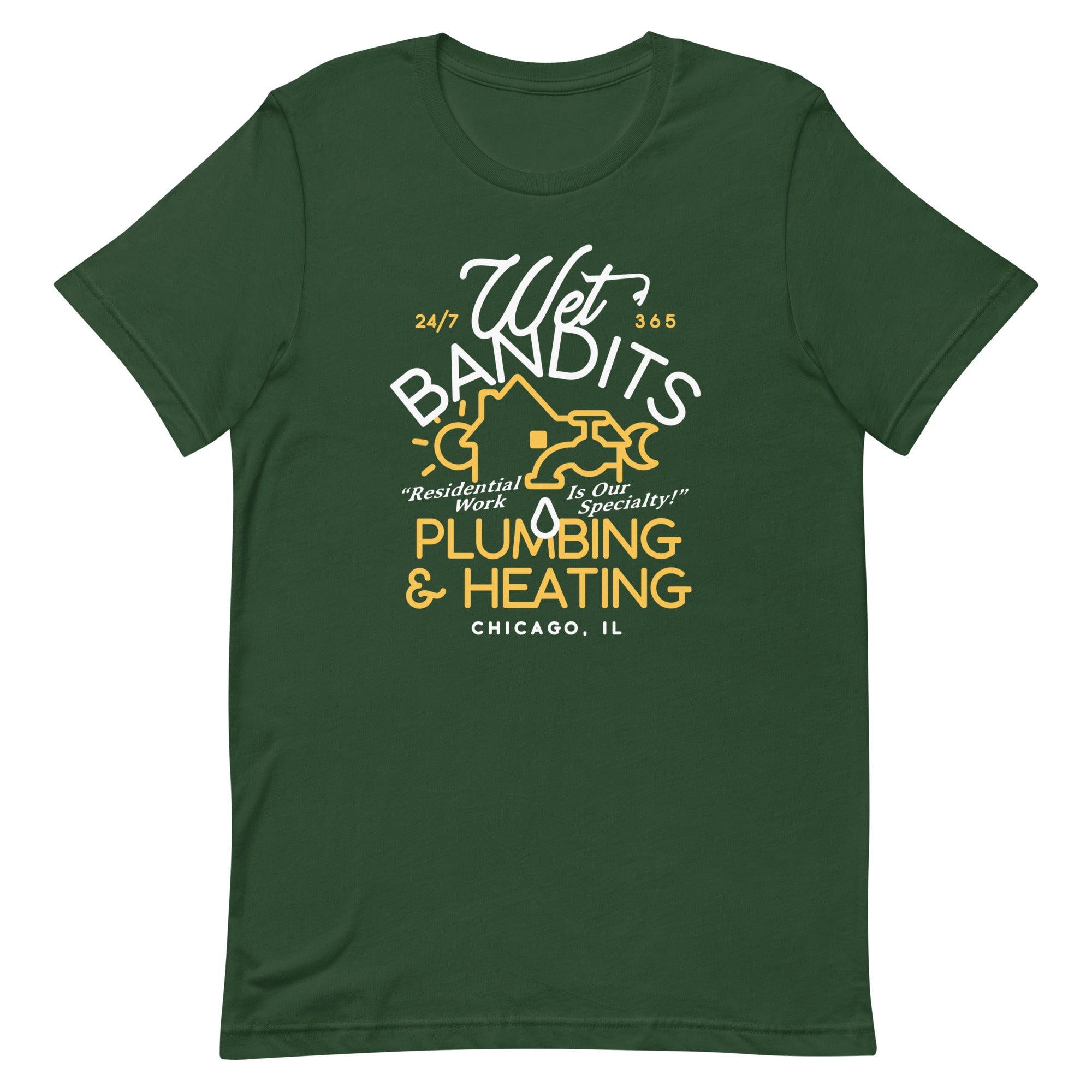 Wet Bandits Plumbing & Heating Men's Signature Tee
