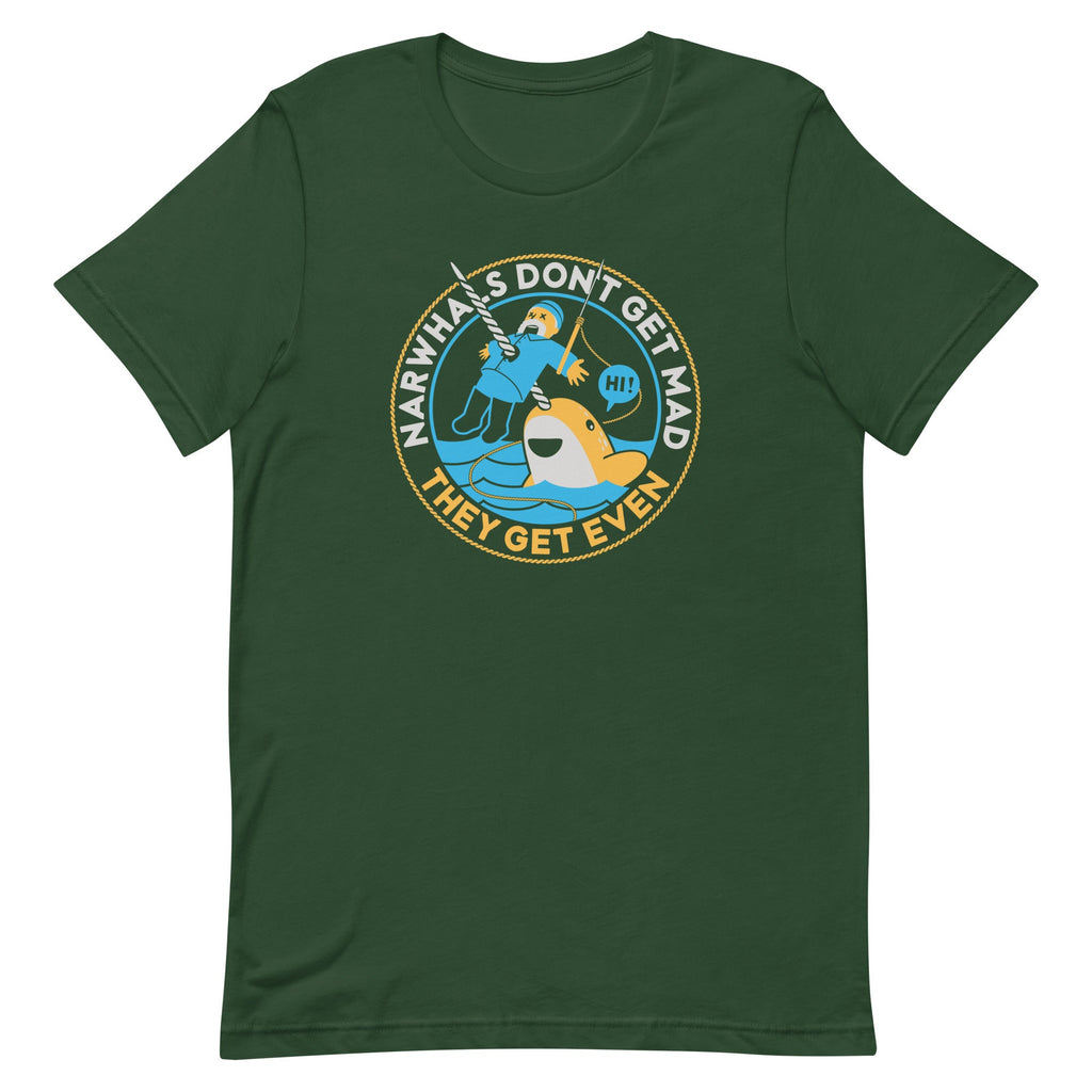 Narwhals Don't Get Mad Men's Signature Tee