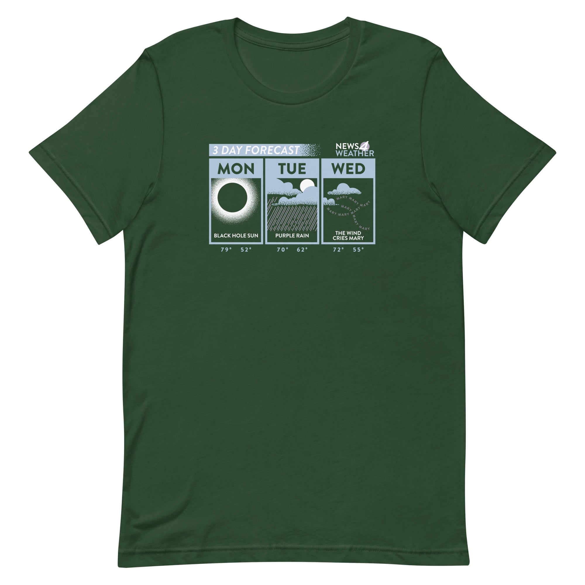 3 Day Forecast Men's Signature Tee
